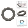 alpha ring by Calextotics Cockring Silicone Erect Ring Alpha 37mm Gris